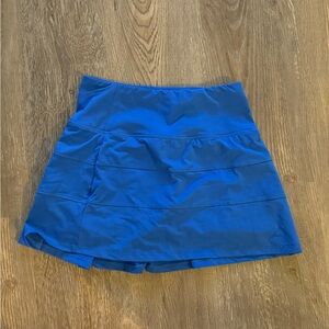 Blue Athletic Tennis Skirt